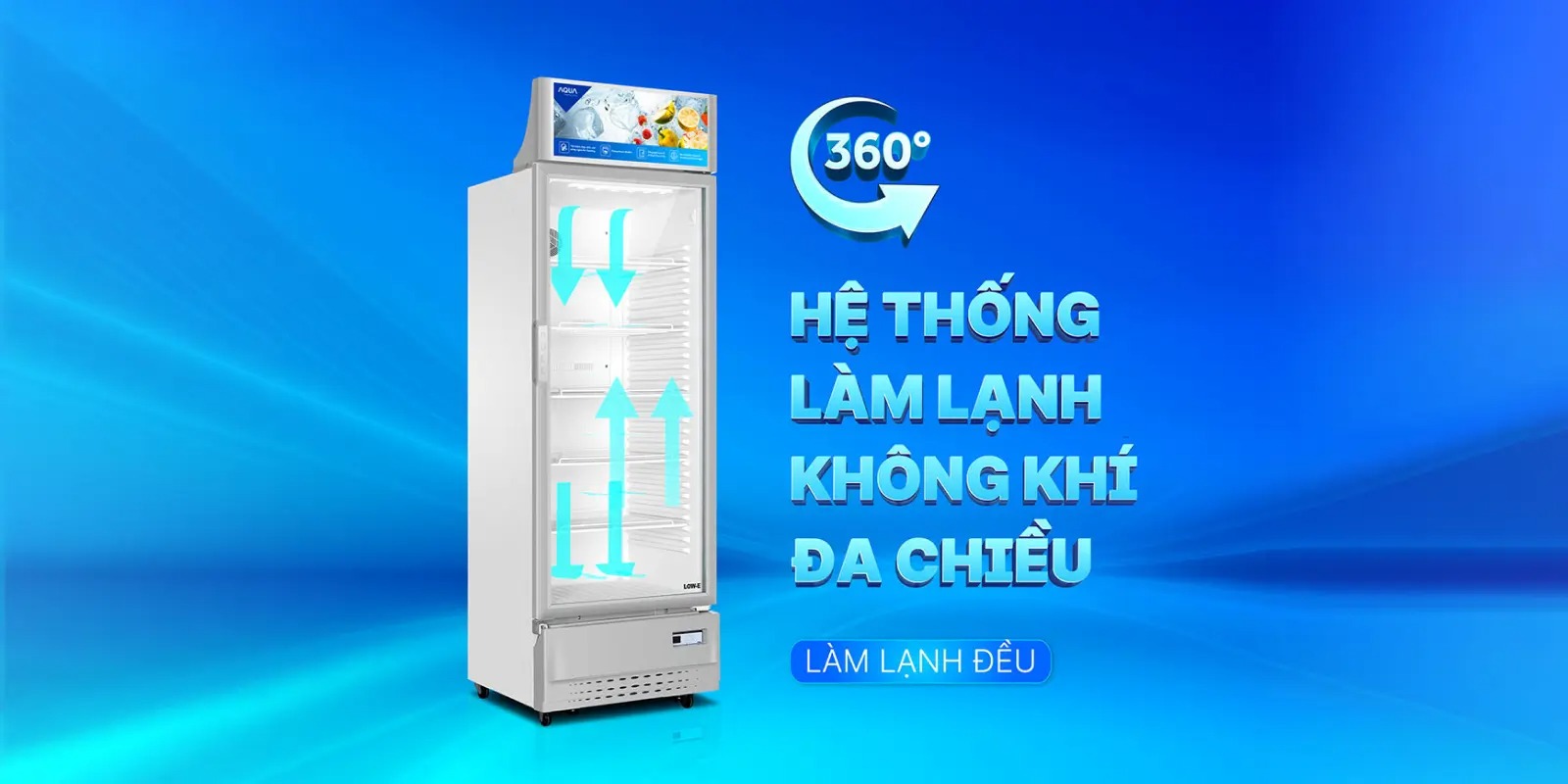 Tủ mát Aqua 1 cánh 215L AQS-AF340N